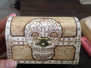 Treasure chest version 1. I have six of these to make, so let me know if you want one.